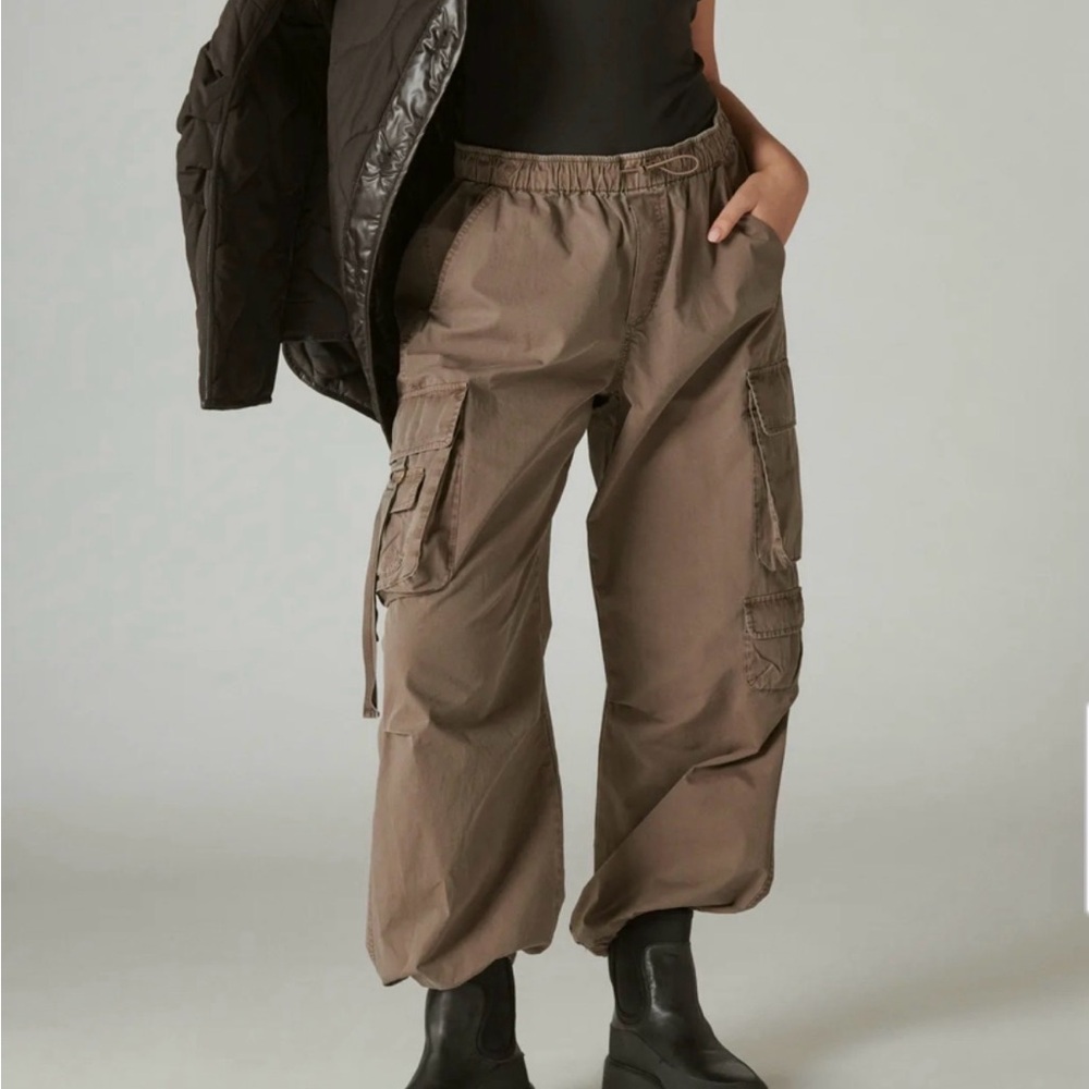 Lucky Brand Relaxed Fit Parachute Cargo Pant-Medium